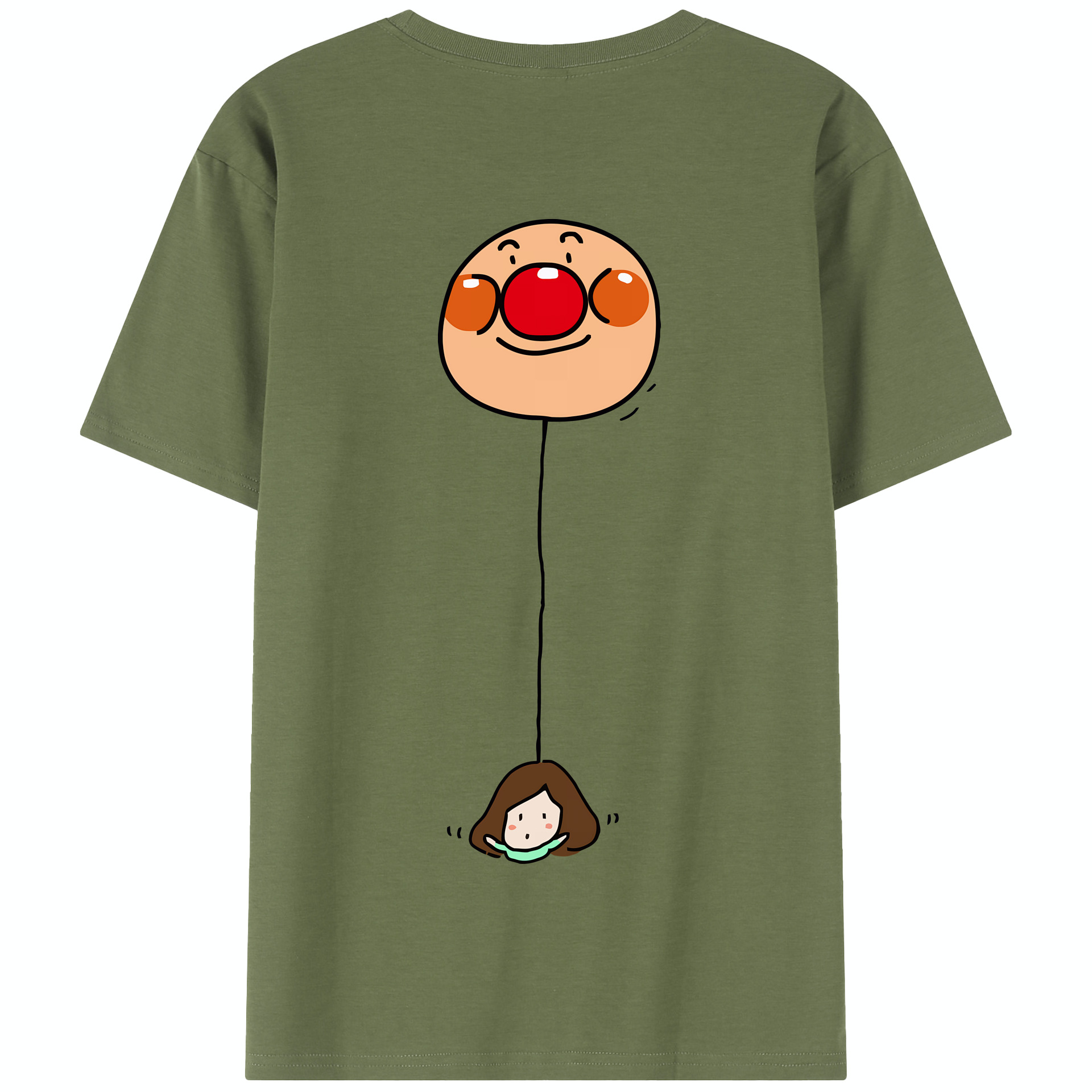 （画像用） アンパンマン Anpanman 綿100％半袖Tシャツ（背面プリント）